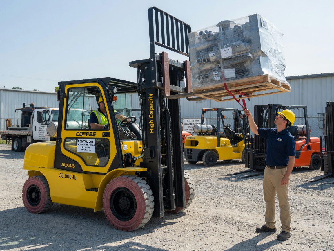 High Capacity Forklift Rental services