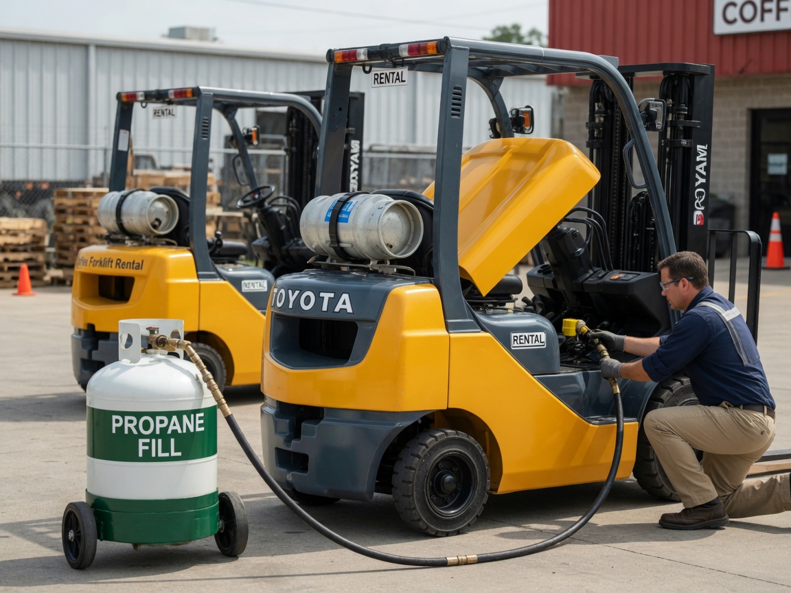 Propane Forklift Rental services